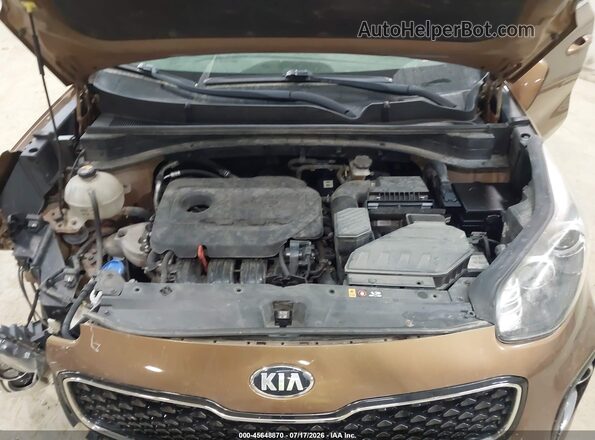 KNDPMCAC4H7035916 2017 KIA SPORTAGE Orange Вид ззаду
