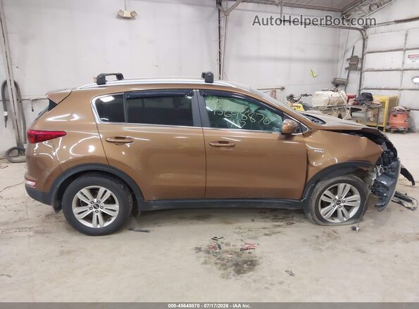 KNDPMCAC4H7035916 2017 KIA SPORTAGE Orange Вид задньої частини салону