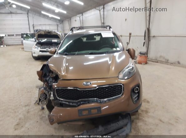 KNDPMCAC4H7035916 2017 KIA SPORTAGE Orange Вид щитка приладів
