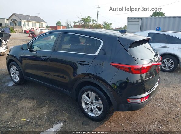 KNDPMCAC4H7038119 2017 KIA SPORTAGE Black უკანა მარცხენა