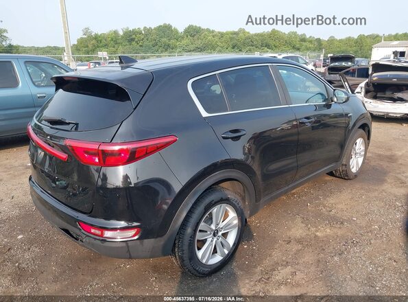 KNDPMCAC4H7038119 2017 KIA SPORTAGE Black უკანა მარჯვენა
