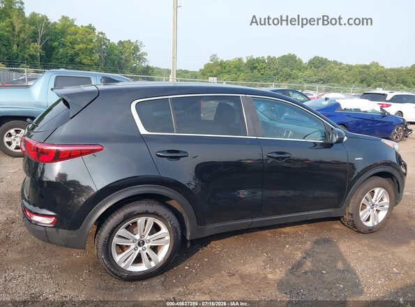 KNDPMCAC4H7038119 2017 KIA SPORTAGE Black უკანა სალონის ხედი