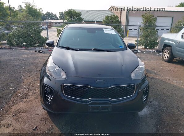 KNDPMCAC4H7038119 2017 KIA SPORTAGE Black ხელსაწყოთა პანელის ხედი