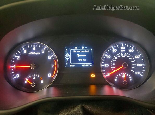 KNDPMCAC4H7078717 2017 KIA SPORTAGE Black Instrument cluster view