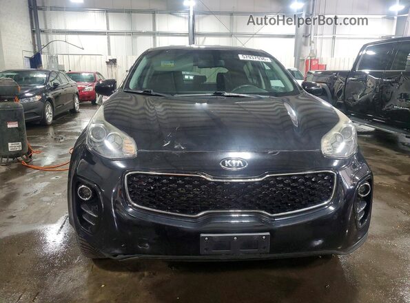 KNDPMCAC4H7078717 2017 KIA SPORTAGE Black Front view