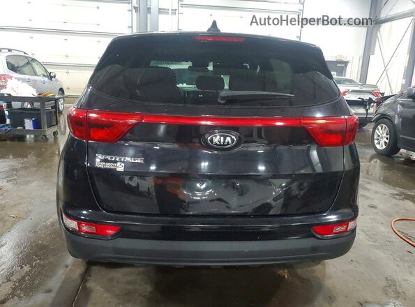 KNDPMCAC4H7078717 2017 KIA SPORTAGE Black Rear view