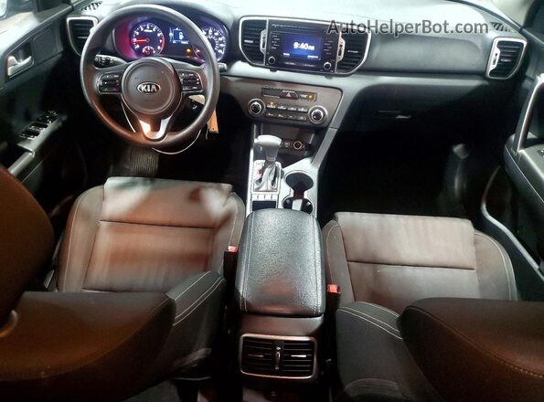 KNDPMCAC4H7078717 2017 KIA SPORTAGE Black Dashboard view