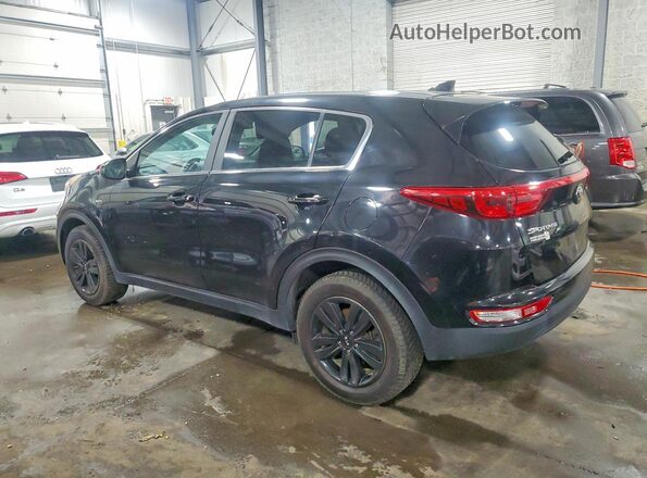 KNDPMCAC4H7078717 2017 KIA SPORTAGE Black Rear left