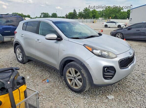KNDPMCAC4H7202999 2017 KIA SPORTAGE Silver Front right