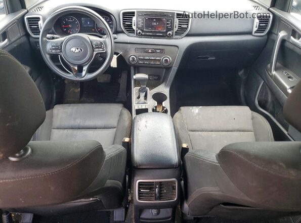 KNDPMCAC4H7202999 2017 KIA SPORTAGE Silver Dashboard view