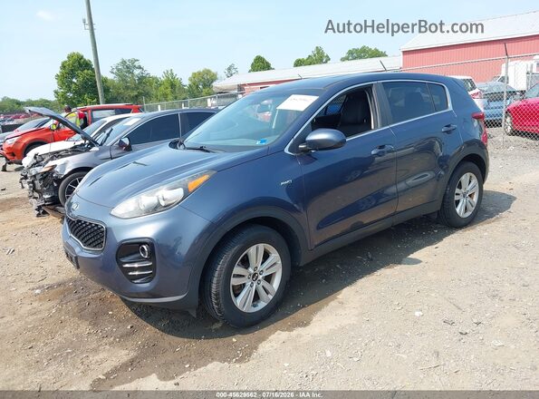 KNDPMCAC4H7242175 2017 KIA SPORTAGE Blue Передня ліва чверть