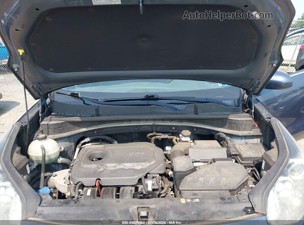KNDPMCAC4H7242175 2017 KIA SPORTAGE Blue Вид ззаду