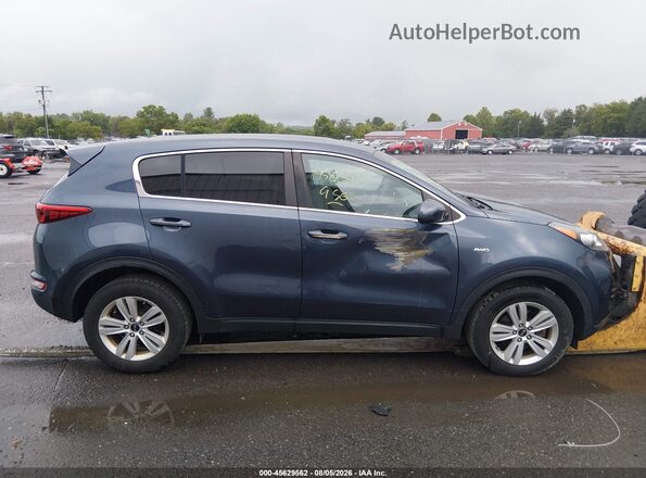 KNDPMCAC4H7242175 2017 KIA SPORTAGE Blue Вид задньої частини салону