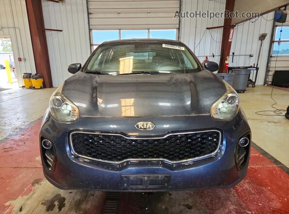 KNDPMCAC4J7308102 2018 KIA SPORTAGE Blue Front view