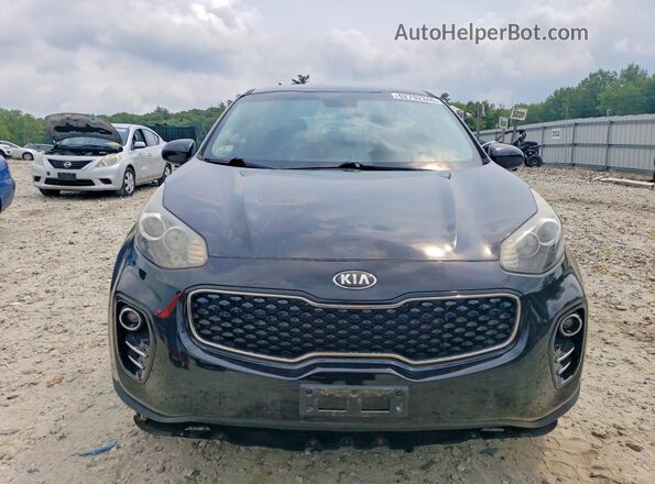 KNDPMCAC4J7309833 2018 KIA SPORTAGE Black Widok z przodu
