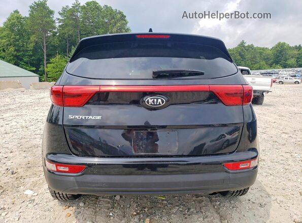 KNDPMCAC4J7309833 2018 KIA SPORTAGE Black Widok z tyłu