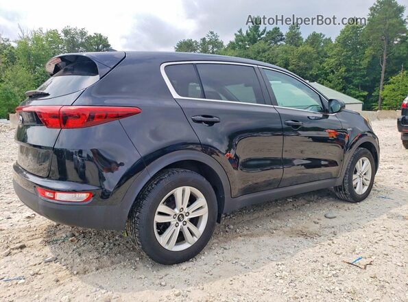 KNDPMCAC4J7309833 2018 KIA SPORTAGE Black Tył prawy