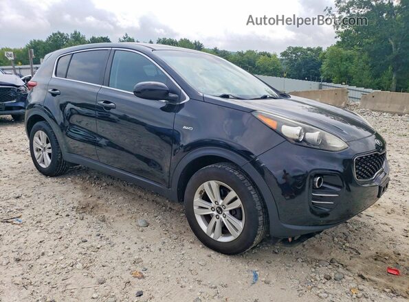 KNDPMCAC4J7309833 2018 KIA SPORTAGE Black Przód prawy