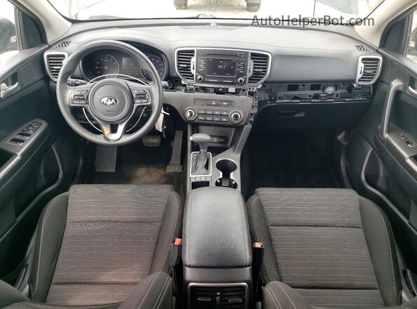 KNDPMCAC4J7309833 2018 KIA SPORTAGE Black Widok deski rozdzielczej