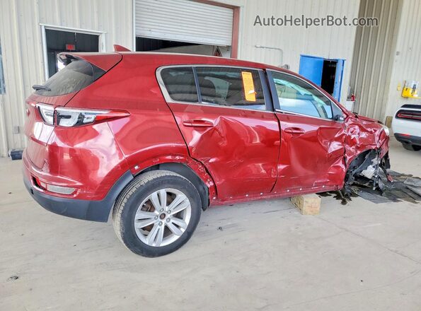 KNDPMCAC4J7315423 2018 KIA SPORTAGE Red Задня права чверть