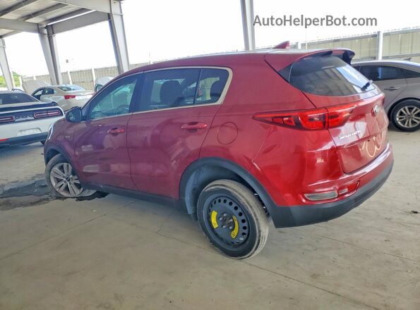 KNDPMCAC4J7315423 2018 KIA SPORTAGE Red Задня ліва чверть