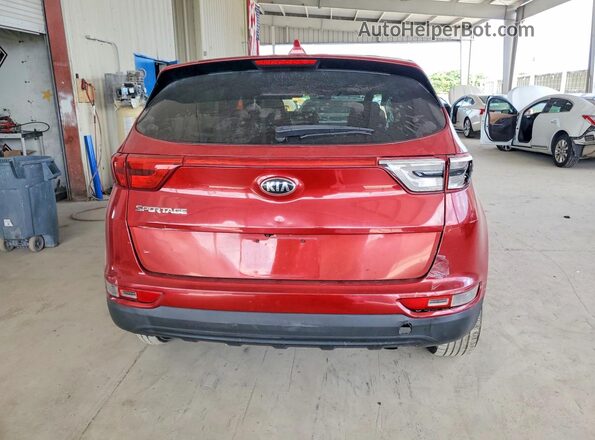 KNDPMCAC4J7315423 2018 KIA SPORTAGE Red Вид ззаду