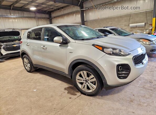 KNDPMCAC4J7403579 2018 KIA SPORTAGE Silver Front right