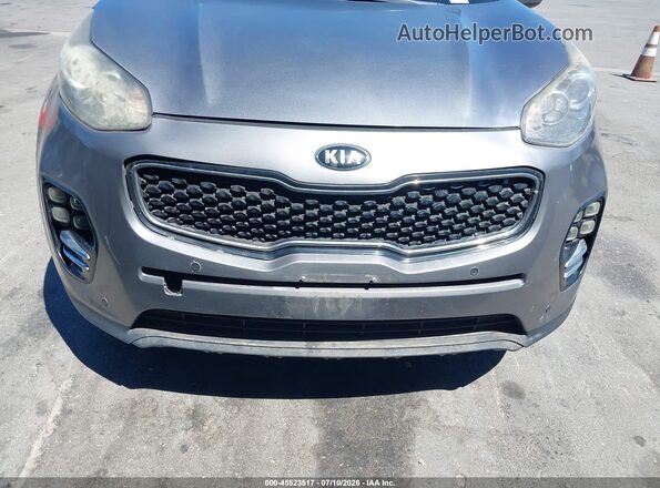 KNDPMCAC4J7451356 2018 KIA SPORTAGE Gray წინა ხედი