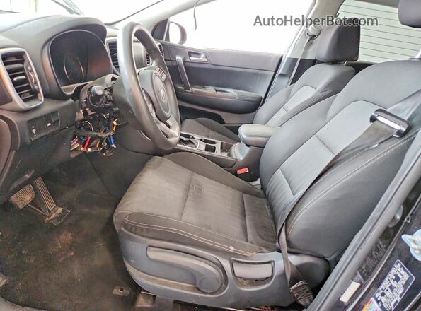 KNDPMCAC4L7708177 2020 KIA SPORTAGE Черный Вид салона спереди