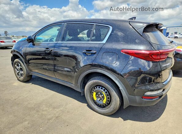 KNDPMCAC4L7757928 2020 KIA SPORTAGE Black უკანა მარცხენა