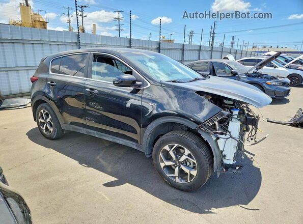 KNDPMCAC4L7757928 2020 KIA SPORTAGE Black წინა მარჯვენა