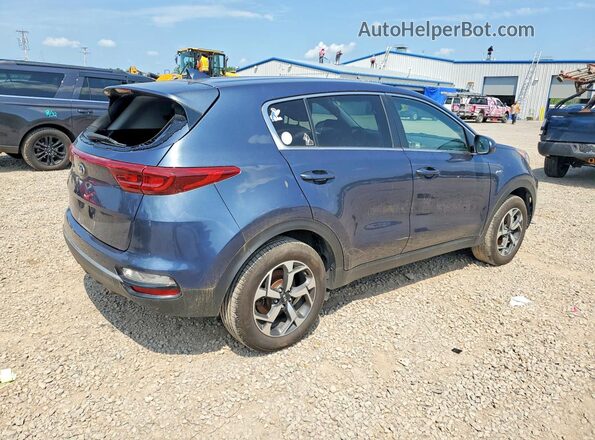 KNDPMCAC4L7789522 2020 KIA SPORTAGE Blue Rear right