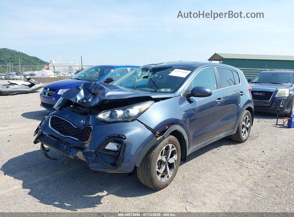 KNDPMCAC4N7978450 2022 KIA SPORTAGE Dark Blue წინა მარცხენა ხედი სამი მეოთხედიდან