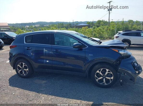 KNDPMCAC4N7978450 2022 KIA SPORTAGE Dark Blue უკანა სალონის ხედი