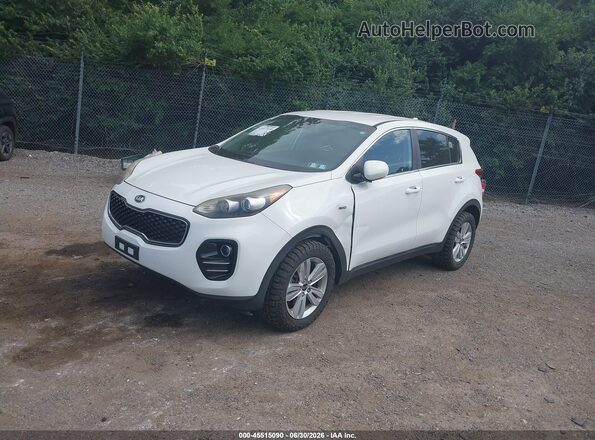KNDPMCAC5H7040039 2017 KIA SPORTAGE Белый Передняя левая четверть