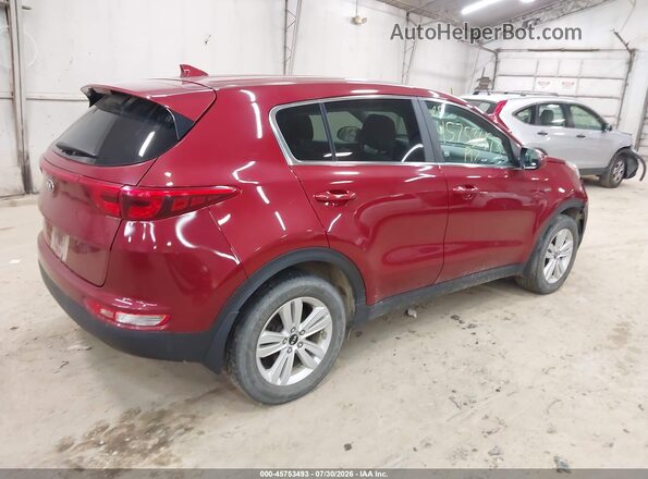 KNDPMCAC5H7118710 2017 KIA SPORTAGE Red Հետևի աջ
