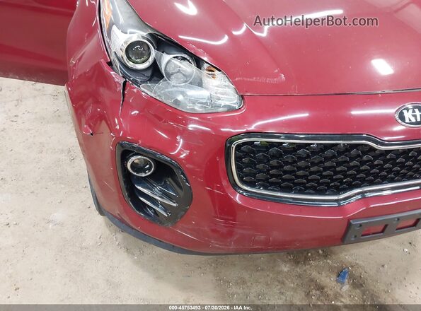 KNDPMCAC5H7118710 2017 KIA SPORTAGE Red Դիմացի տեսք