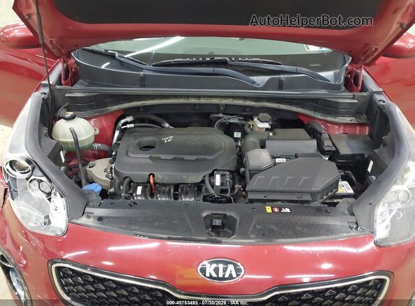 KNDPMCAC5H7118710 2017 KIA SPORTAGE Red Հետևի տեսք