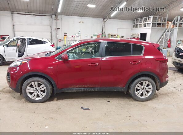 KNDPMCAC5H7118710 2017 KIA SPORTAGE Red Սալոնի 360 աստիճան տեսք