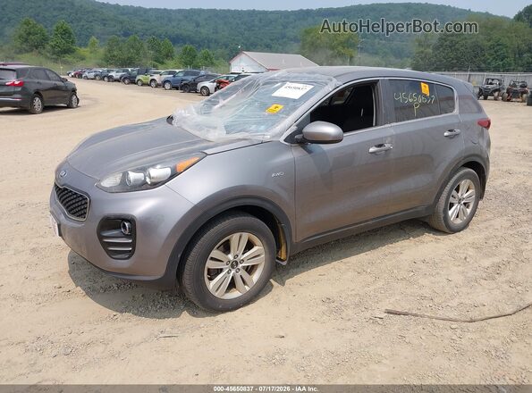 KNDPMCAC5K7527068 2019 KIA SPORTAGE Silver Առջևի ձախ երեք քառորդ տեսարան