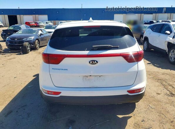 KNDPMCAC5K7532402 2019 KIA SPORTAGE White Widok z tyłu