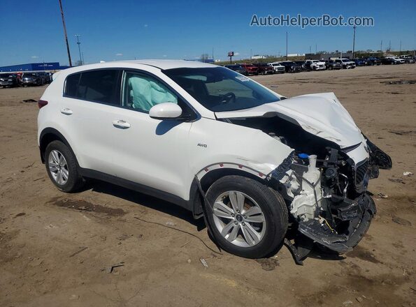 KNDPMCAC5K7532402 2019 KIA SPORTAGE White Przód prawy