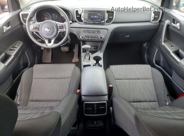 KNDPMCAC5K7539334 2019 KIA SPORTAGE Brown Առջևի վահանակի տեսք