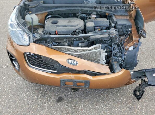 KNDPMCAC5K7539334 2019 KIA SPORTAGE Brown Շարժիչի բաժամունքի տեսք