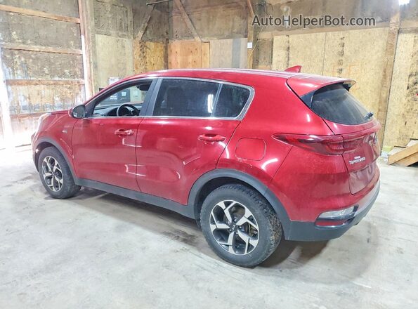KNDPMCAC5L7749059 2020 KIA SPORTAGE Red უკანა მარცხენა