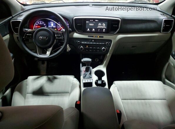 KNDPMCAC5L7749059 2020 KIA SPORTAGE Red წინა პანელის ხედი