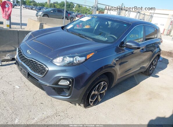 KNDPMCAC5L7793868 2020 KIA SPORTAGE Gray Առջևի ձախ երեք քառորդ տեսարան