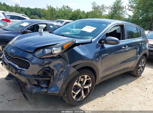 KNDPMCAC5L7816727 2020 KIA SPORTAGE Blue Передня ліва чверть