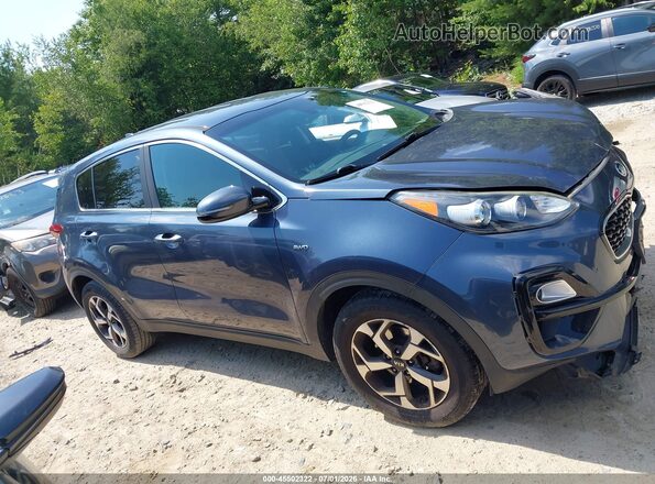 KNDPMCAC5L7816727 2020 KIA SPORTAGE Blue Вид задньої частини салону