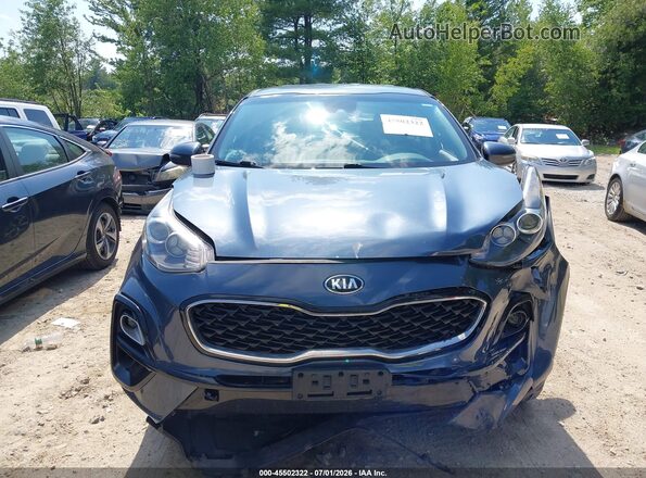 KNDPMCAC5L7816727 2020 KIA SPORTAGE Blue Вид щитка приладів